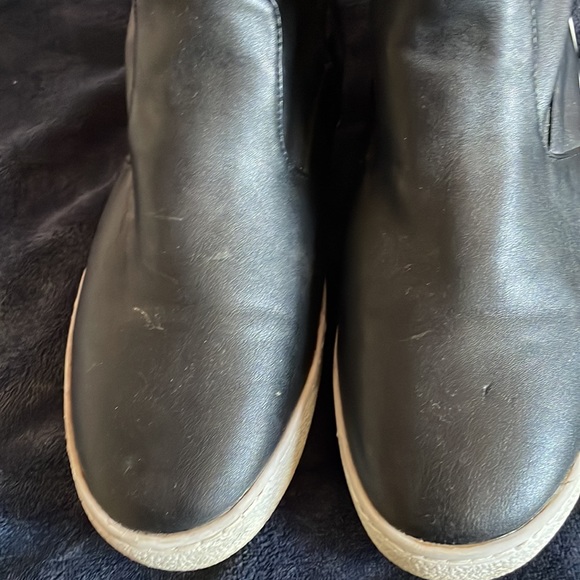 Hot! Faux leather LFL thigh high sneakers - Picture 8 of 9